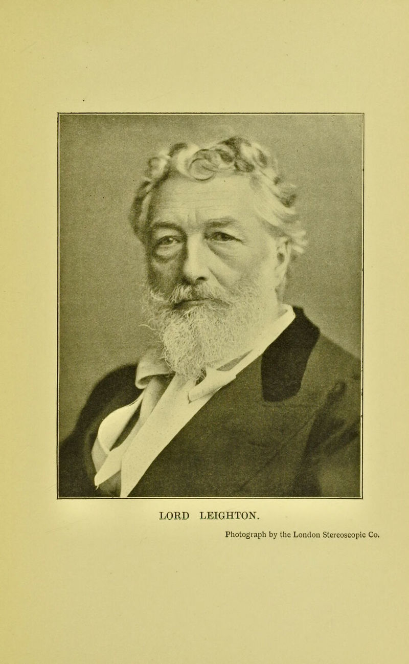 LORD LEIGHTON.