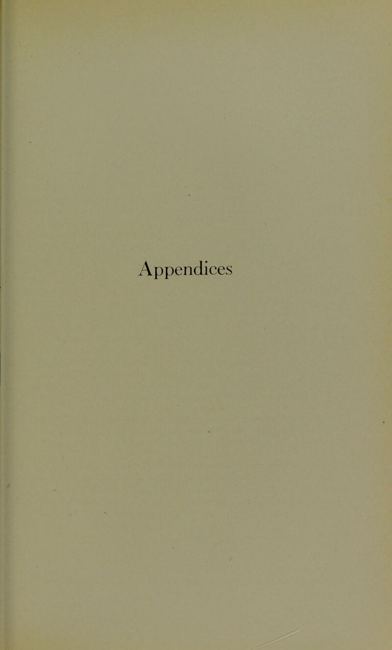 Appendices