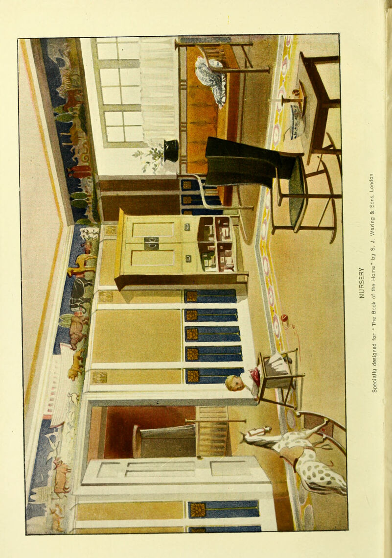 NURSERY Specially designed for The Book of the Home” by S. J. Waring & Sons, London