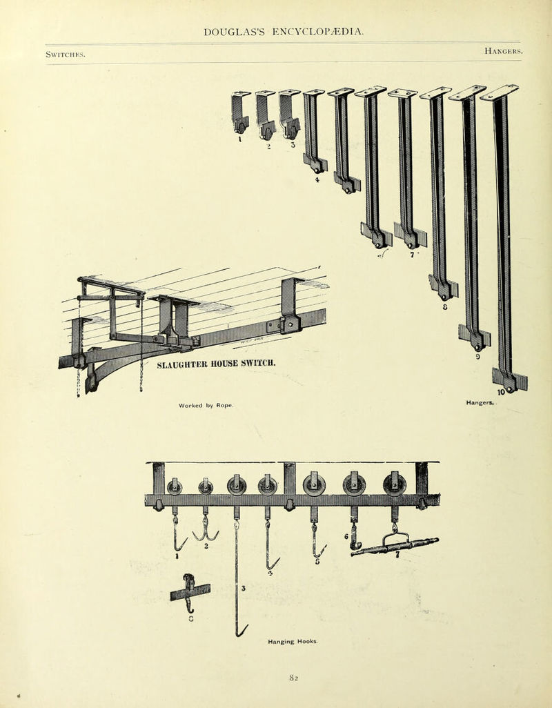 Switches. Hangers. Hanging Hooks. *
