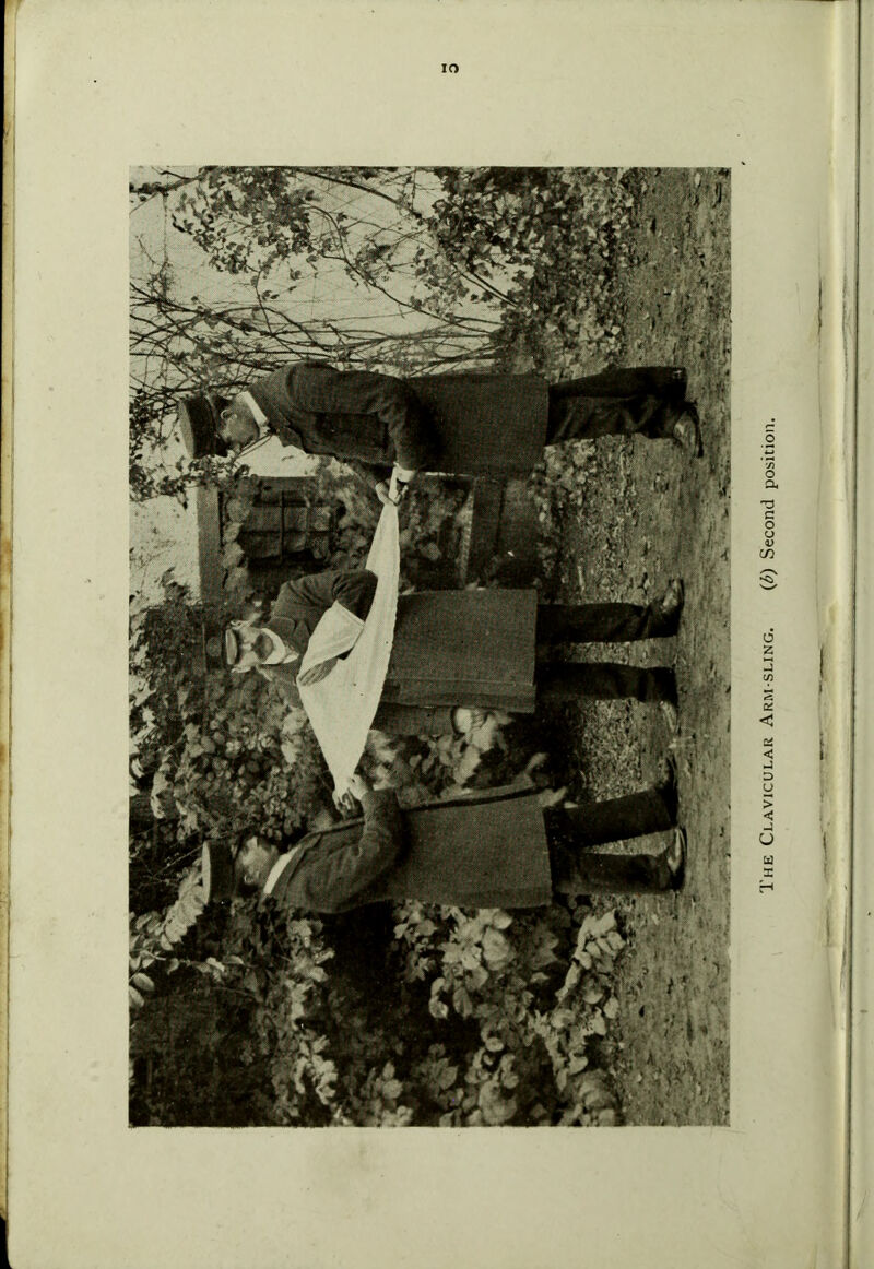 The Clavicular Arm sling. (£) Second position.