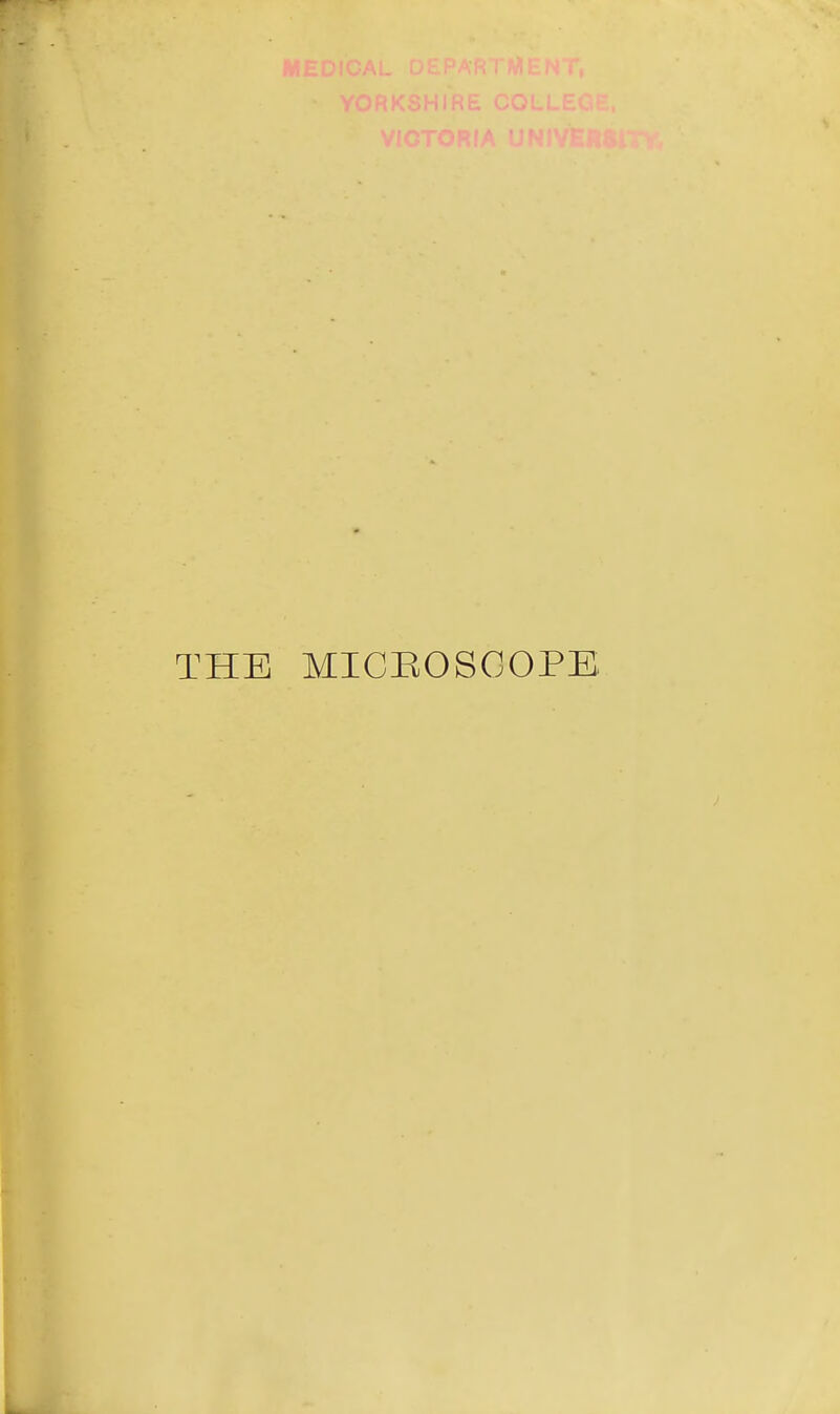 THE MICEOSGOPE