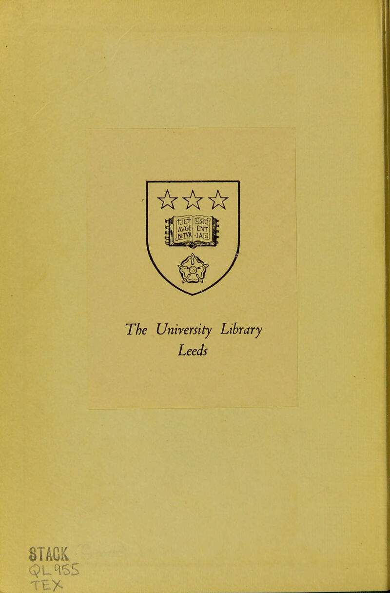 The University Library Leeds STACK TE>C