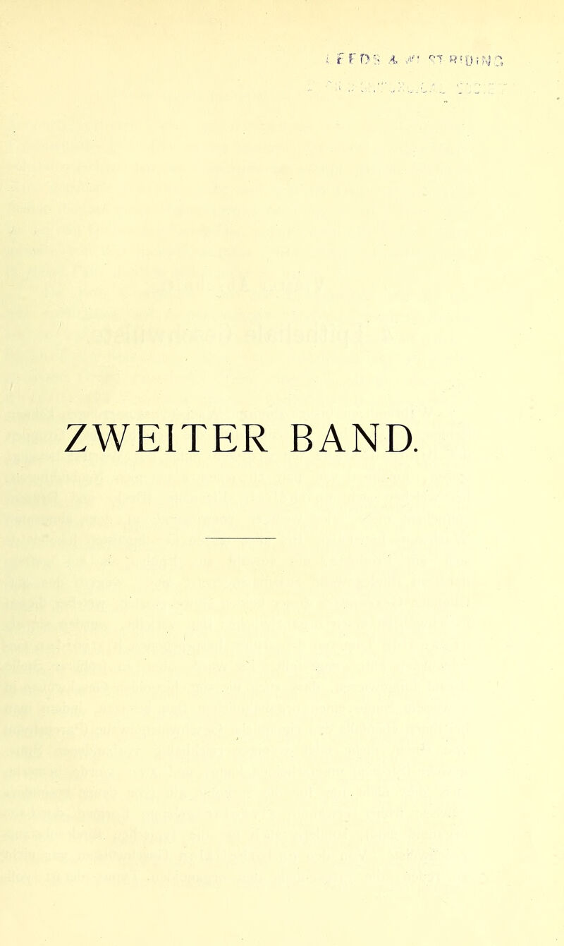 ZWEITER BAND.