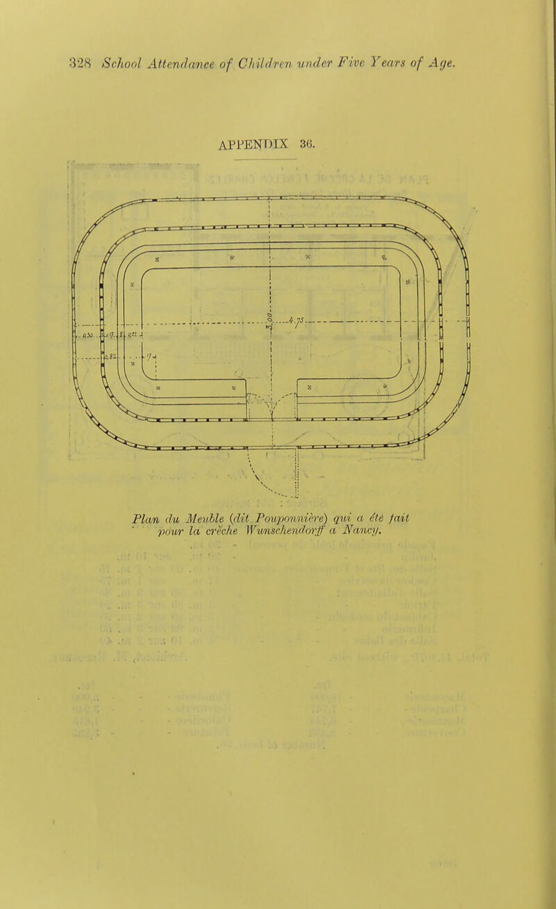 APPENDIX 36. Plan du Meuble {dit Pouponnih-e) qui a 6te jail pcnir la creche Wvmscheridorff a Nancy,