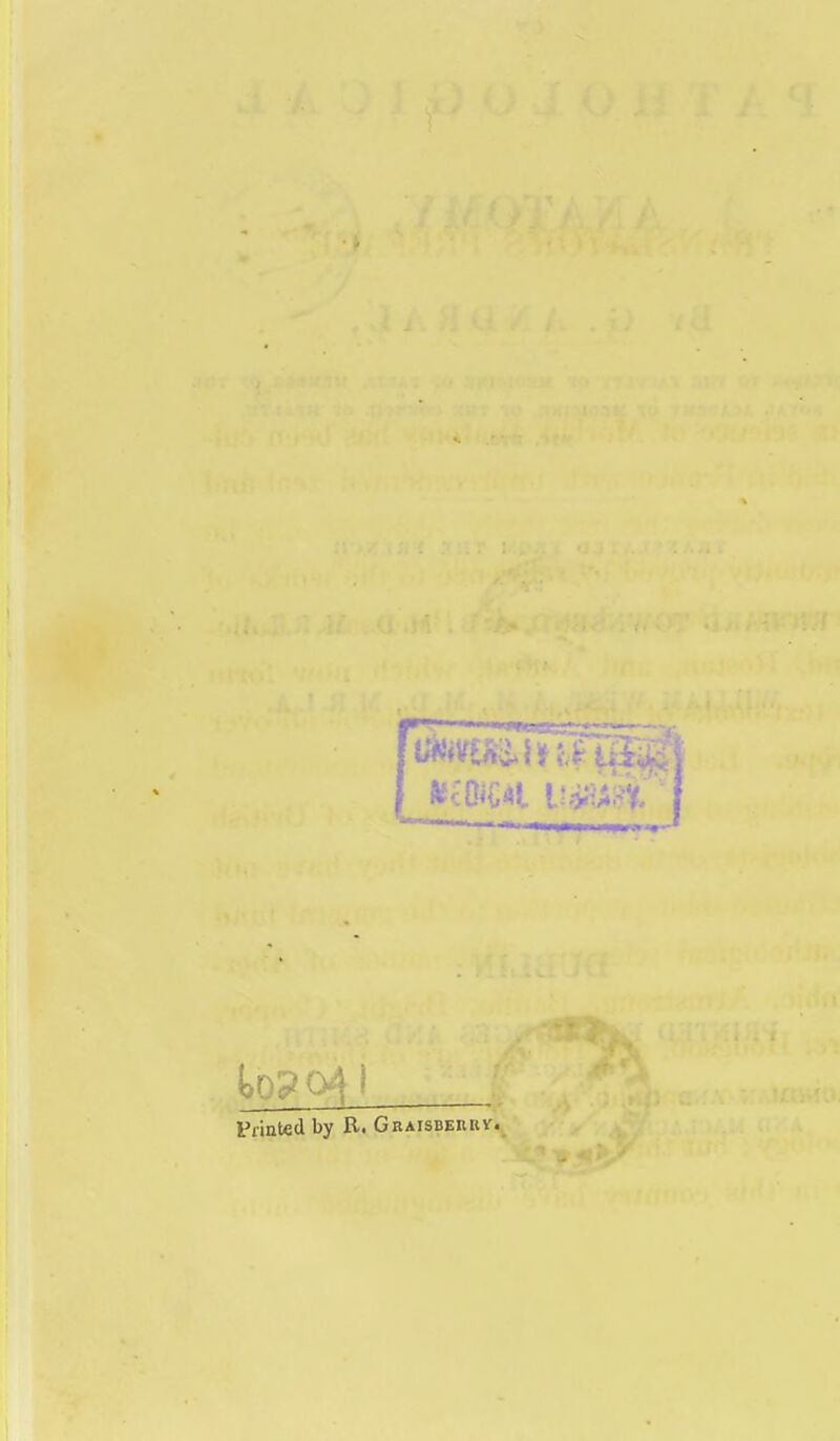Printed by R. Gbaisbeiirv.