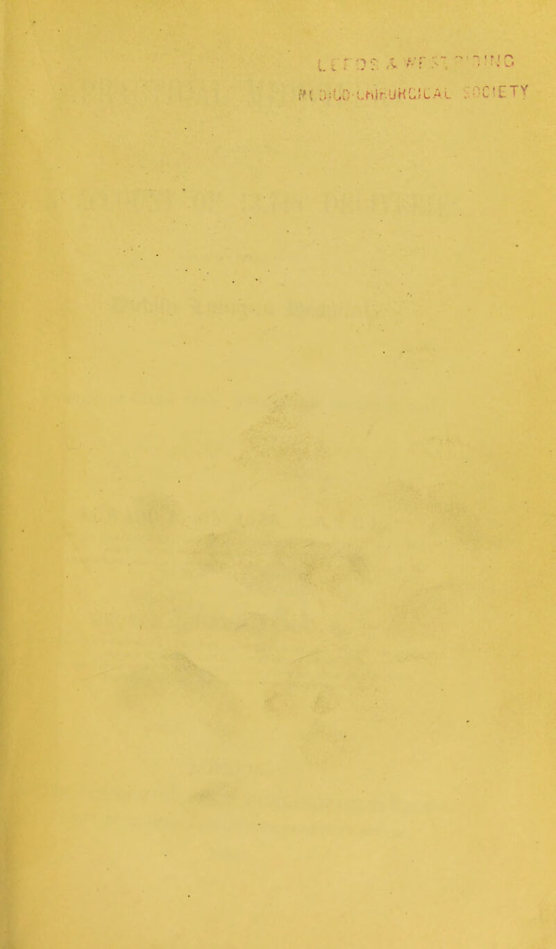 !( DiUO tNiUHCJCAL SOCIETY