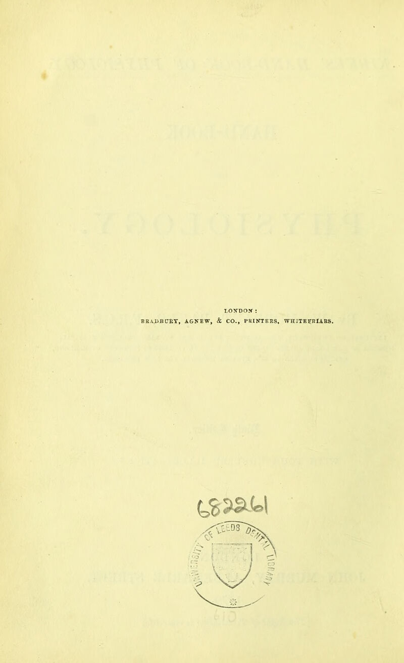 BBA.DBCBY, AG>'EW, LONDON: & CO., PKINTERS, WHJTEEEIARS.