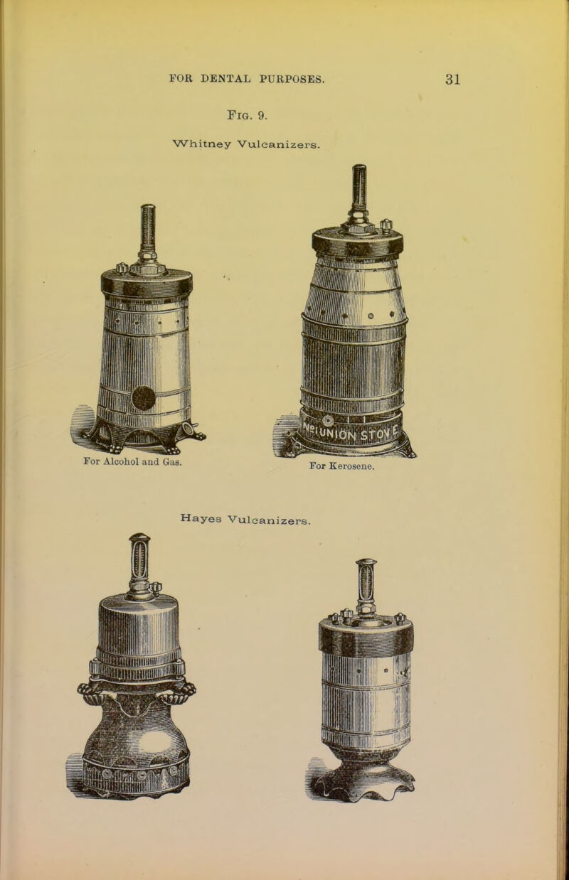 Fig. 9. Whitney Vuleanizers. Hayes Vuleanizers.