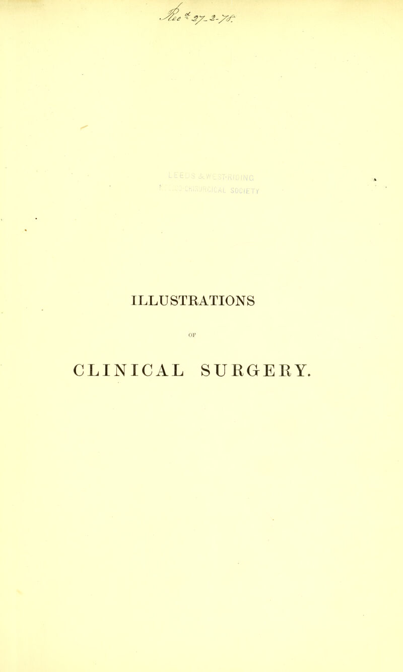 OP CLINICAL SURGERY.