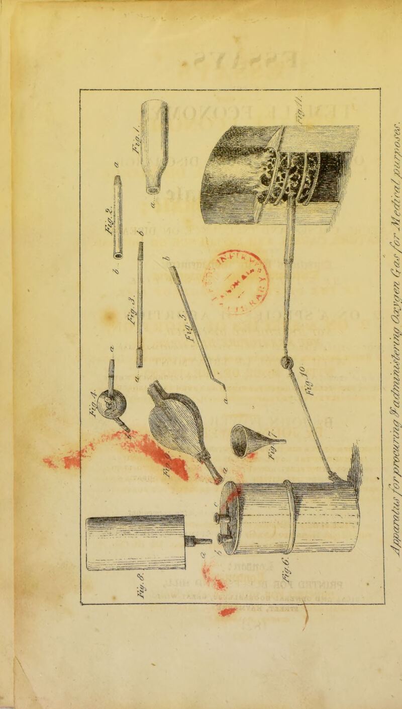 I Apparatus /orprocuring ^administering Oecygea /or /or Jtfedica/ purposes.