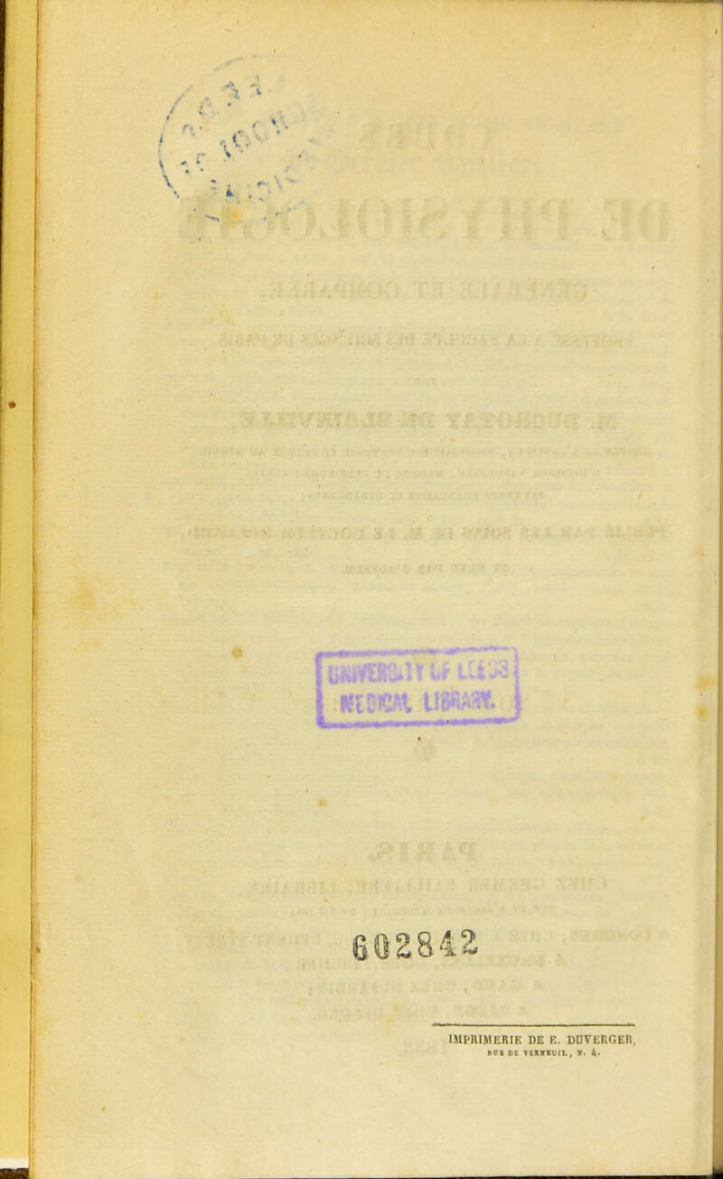 IMPRIMERIE DE E. DOVERGER, »Bt DI TtlMUIL, V. 4>