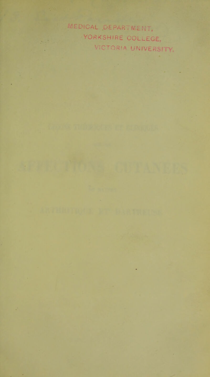i^nL .ut.f-'/ VORKSHIRE COL1.EGE. OR!A UNIVEr.