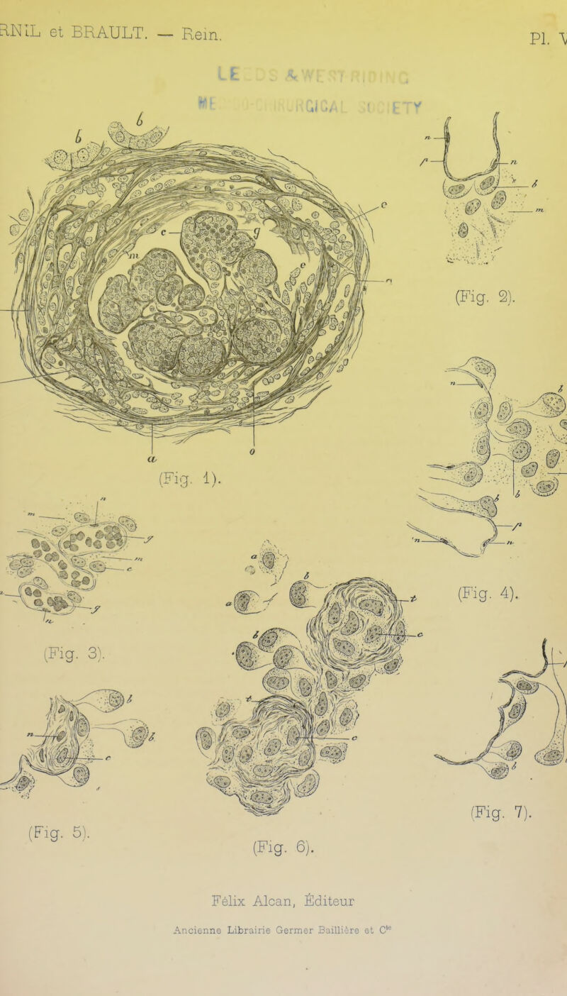 aNIL et BRAULT. — Rem. LE ig. 5). (Fig. 6j. Félix AlcaD; Éditeur Ancienne Librairie Germer Bailli-ire et C