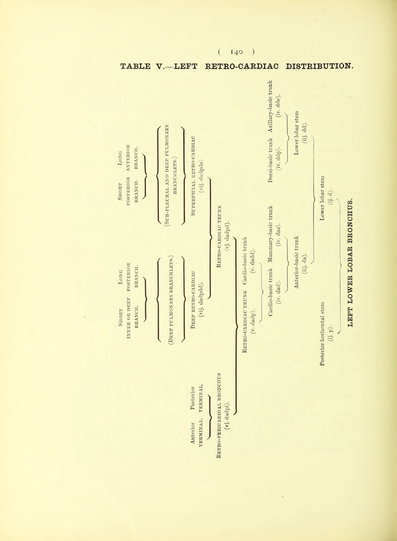 TABLE v.—LEFT RETRO-CARDIAC DISTRIBUTION. O m H ■ H P « K  2 O ^ !2i o H a2 E-i W P >J a 'A <\ AN iJ K « H n V 02 o I—I p M <1 o 6 M H < 5 P3 <1 o 6 « H H « H Q p P3 <1 o 6 « E-i (1) M t3 •A o fa ►J o M R « W O « E-I p <) o H 5 o a 0 a a 03 ,i4 2 « O t-r', o P4 02 w o o pq <«i o o Hi Eh 1^ Hi