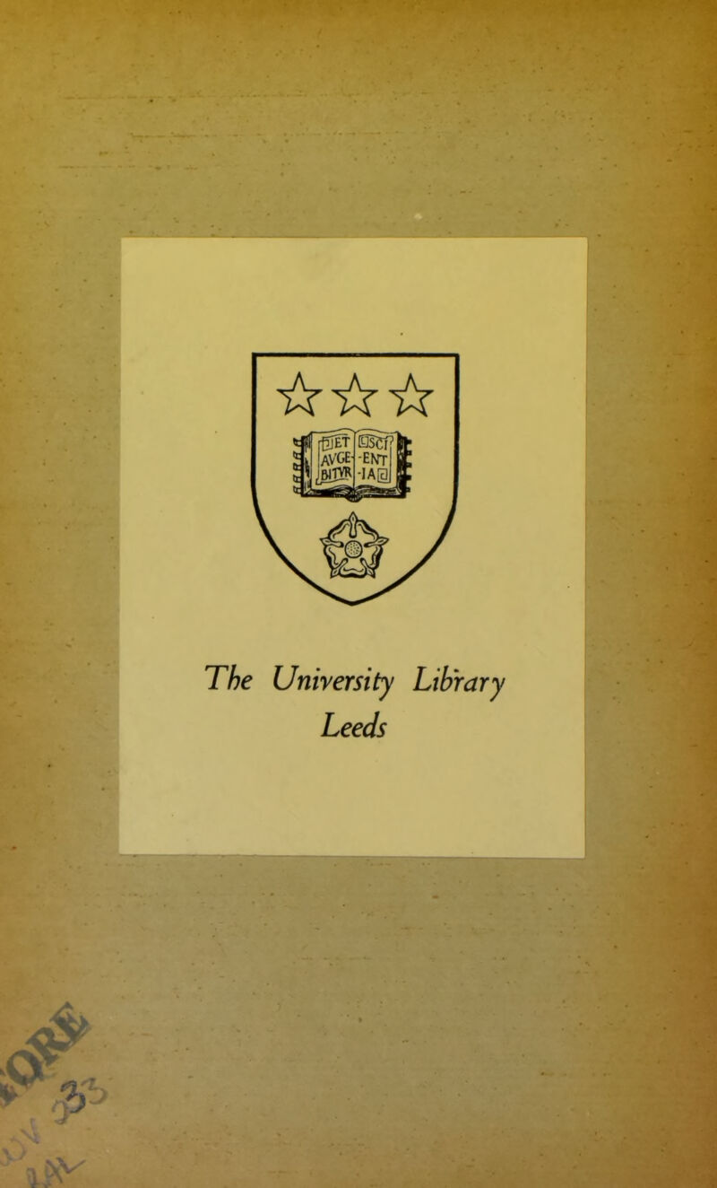 The University Library Leeds