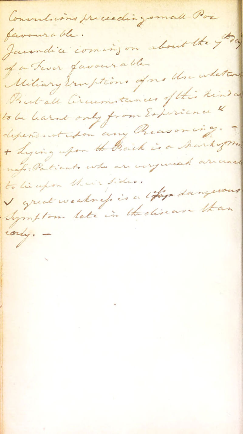 / dc C-^<r~/-n^ r &y c> \- 6^^.. y 'V \/ * C-'C.'C ~ C<.-L, / 't- v-<y C-^v ^ l.*^.- (^'L- v/ •* / i «(