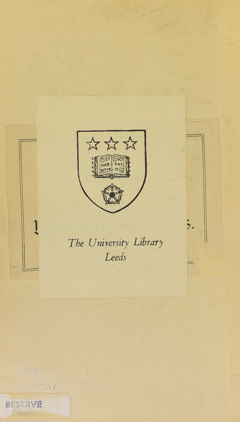 The University Library Leeds