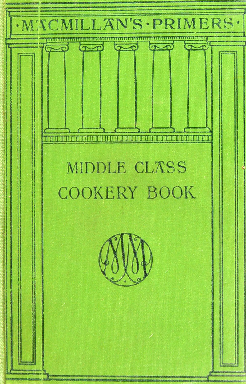 MIDDLE COOKERY BOOK