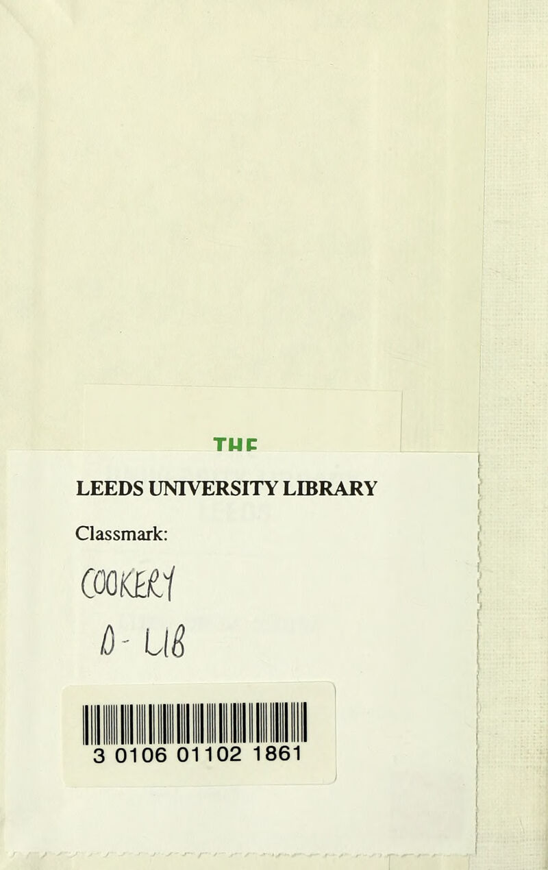 TUC LEEDS UNIVERSITY LIBRARY Classmark: cmti 0- US