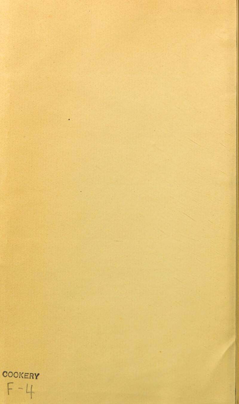 cooKERY