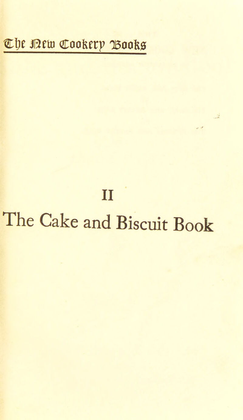 Clje Bern coofeerp Qgoofeg II The Cake and Biscuit Book
