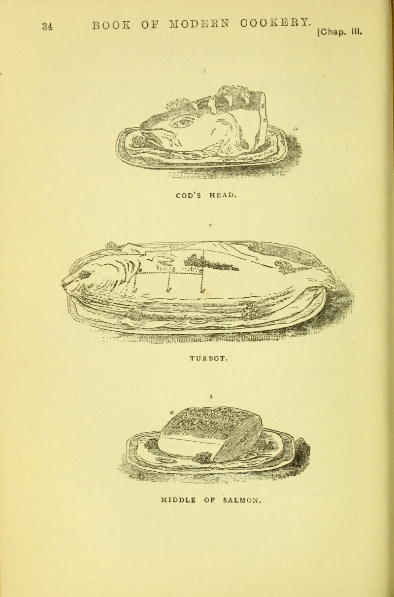 [Chap. III. cod's head. 2 TURBOT. MIDDLE OF SALMON.