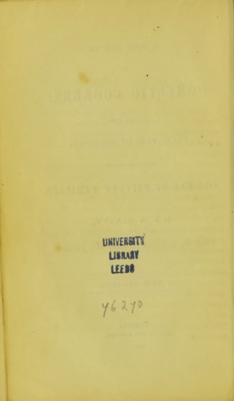 UWVERSTC UiMlI tiill 'fi