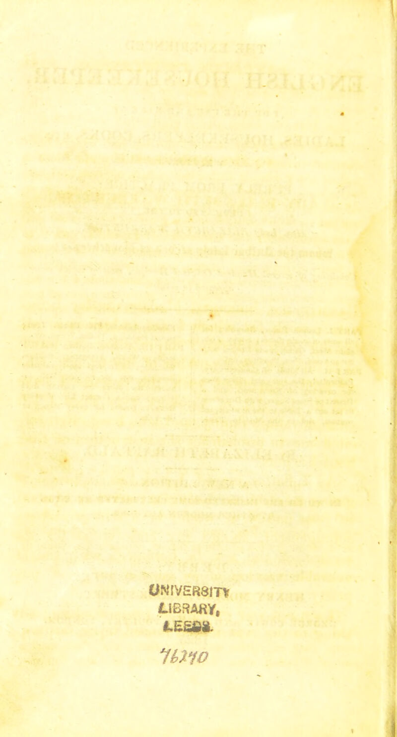 0NIVER8ITV LIBRARY, LEfiftfc *1Mo