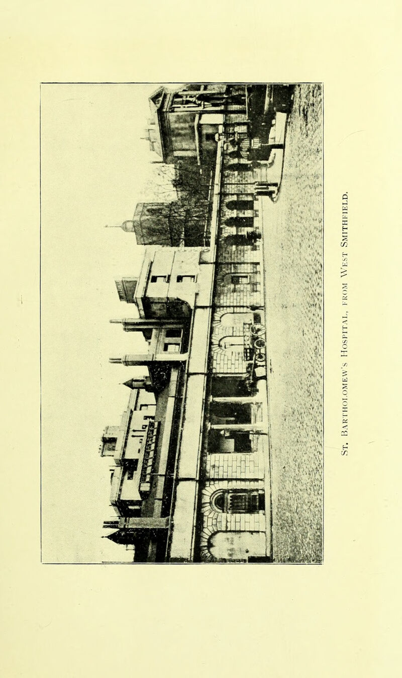 St. Bartholomew's Hospital, from West Smithfield.