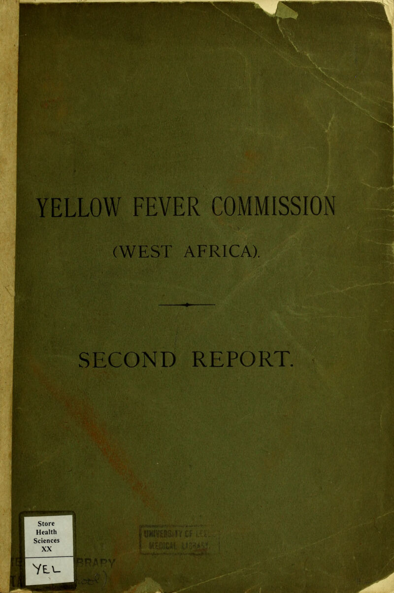 YELLOW FEVER COMMISSION (WEST AFRICA).