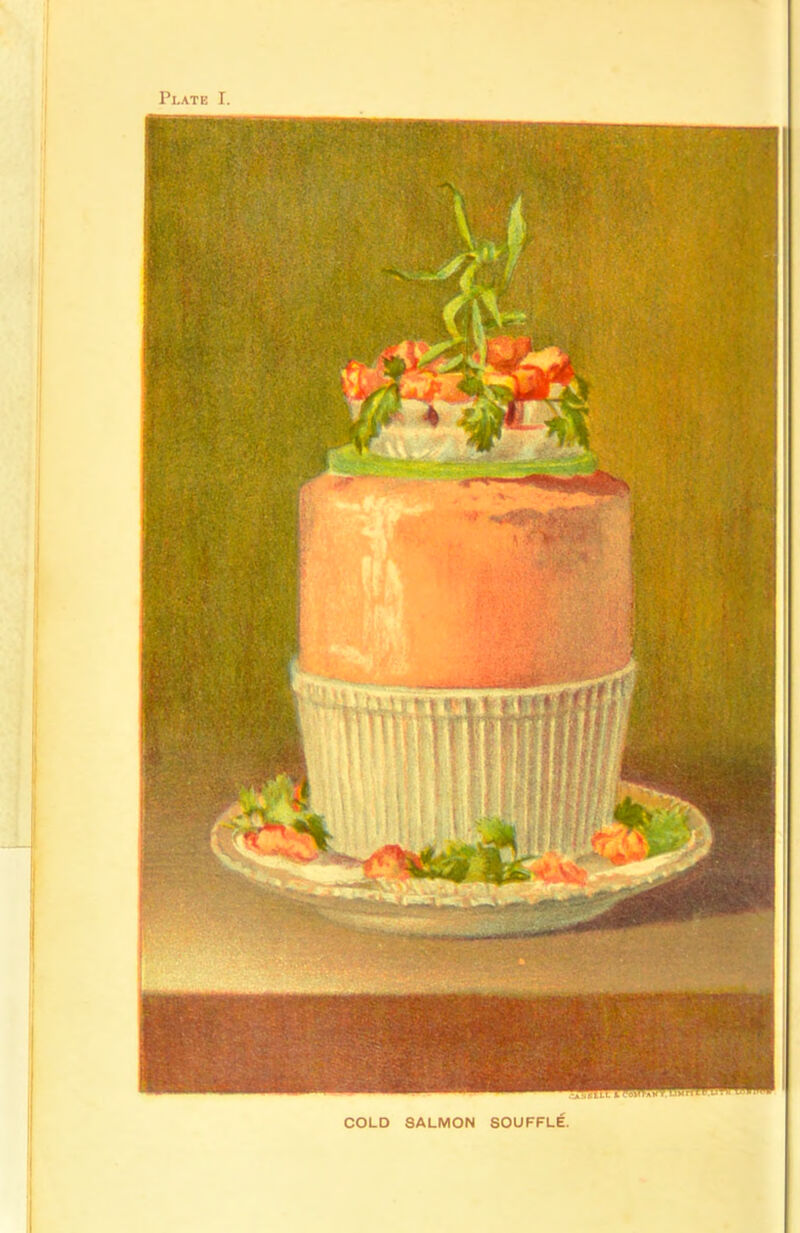 Plate I. COLO SALMON SOUFFLE. SI I.L i