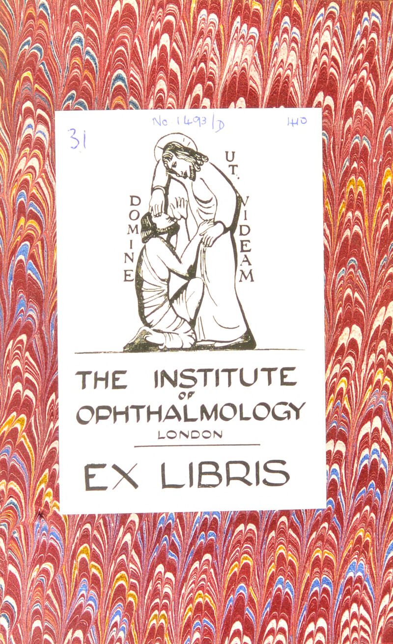 THE INSTITUTE OPHTHALMOLOGY LONDON EX LIBRIS