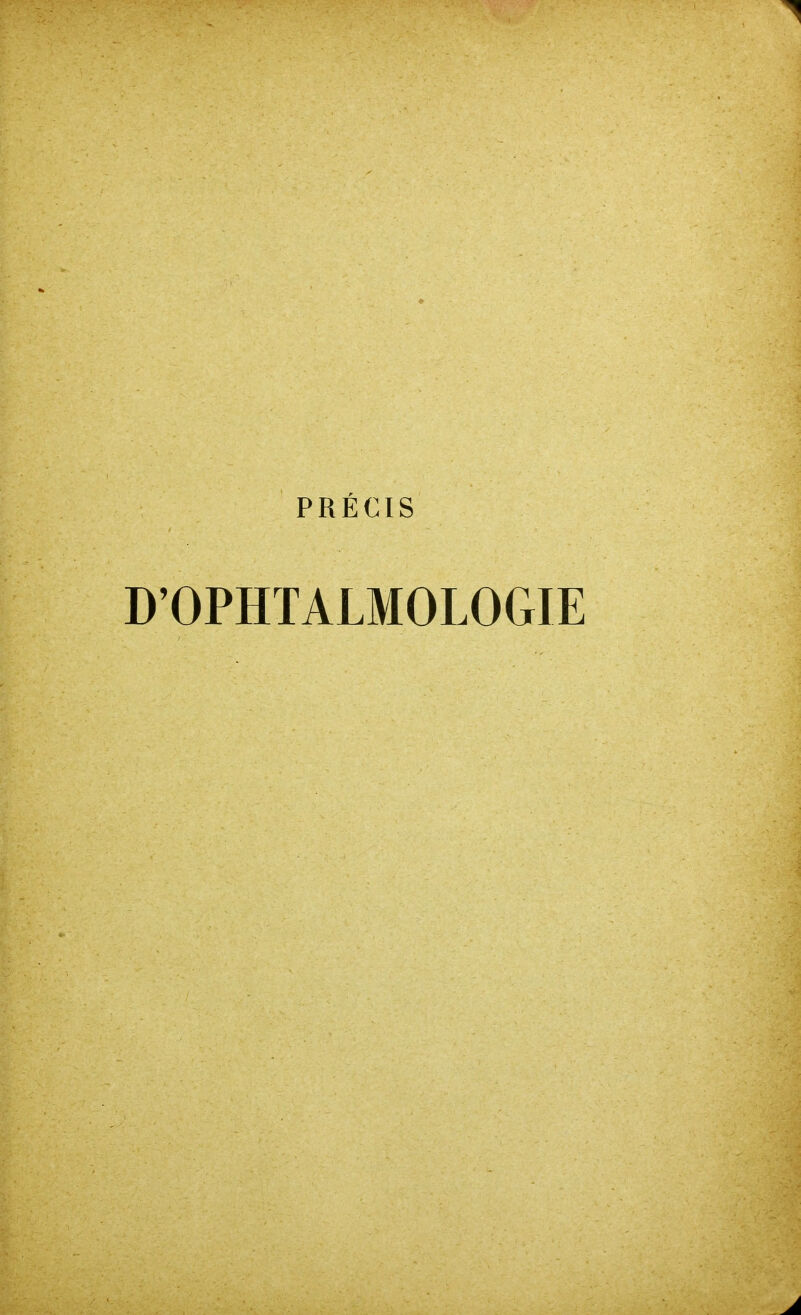 D'OPHTALMOLOGIE