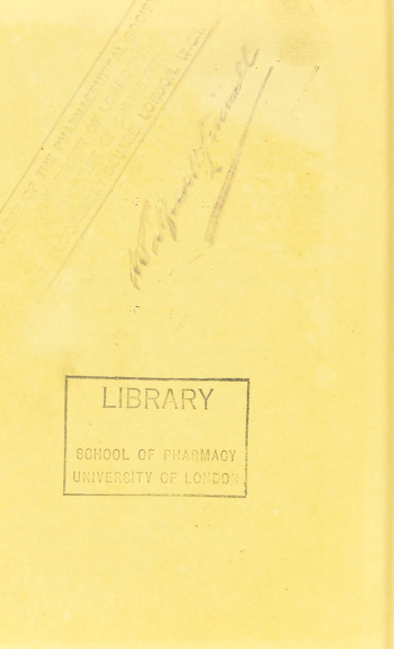 LIBRARY 8CH00L OF PHA