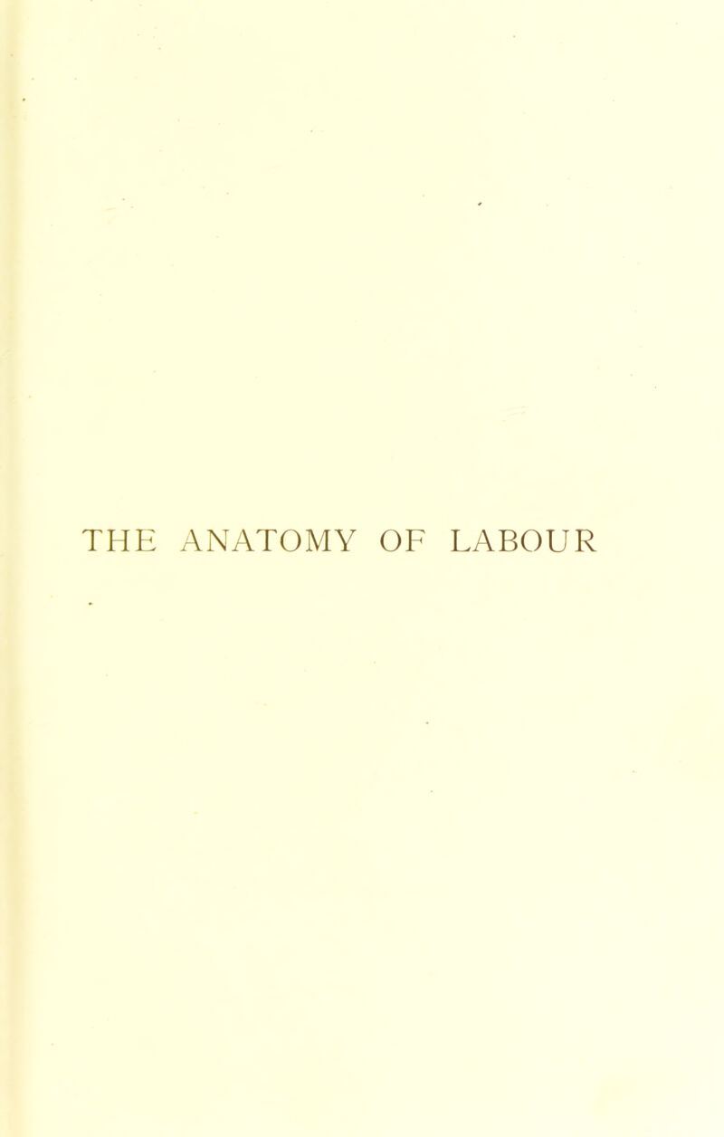 THE ANATOMY OF LABOUR