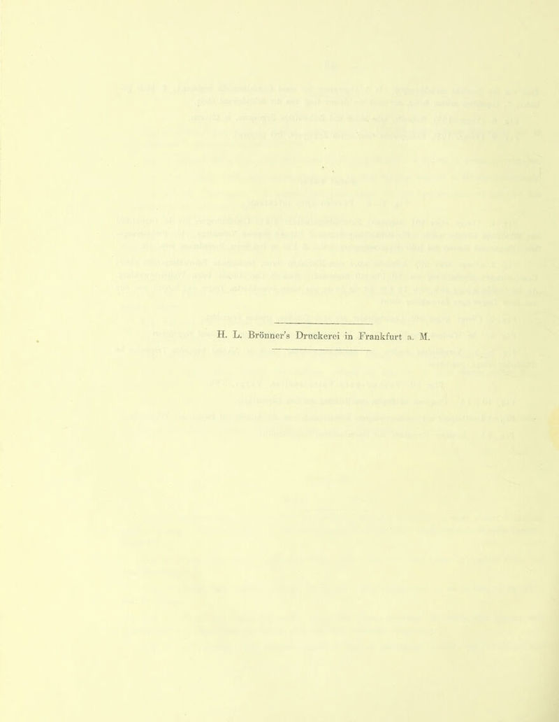 H. L. Brönner's Druckerei in Frankfurt a. M.