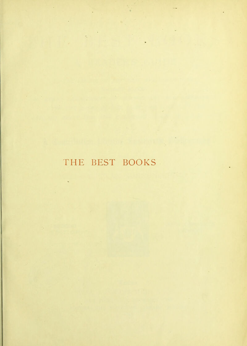 THE BEST BOOKS