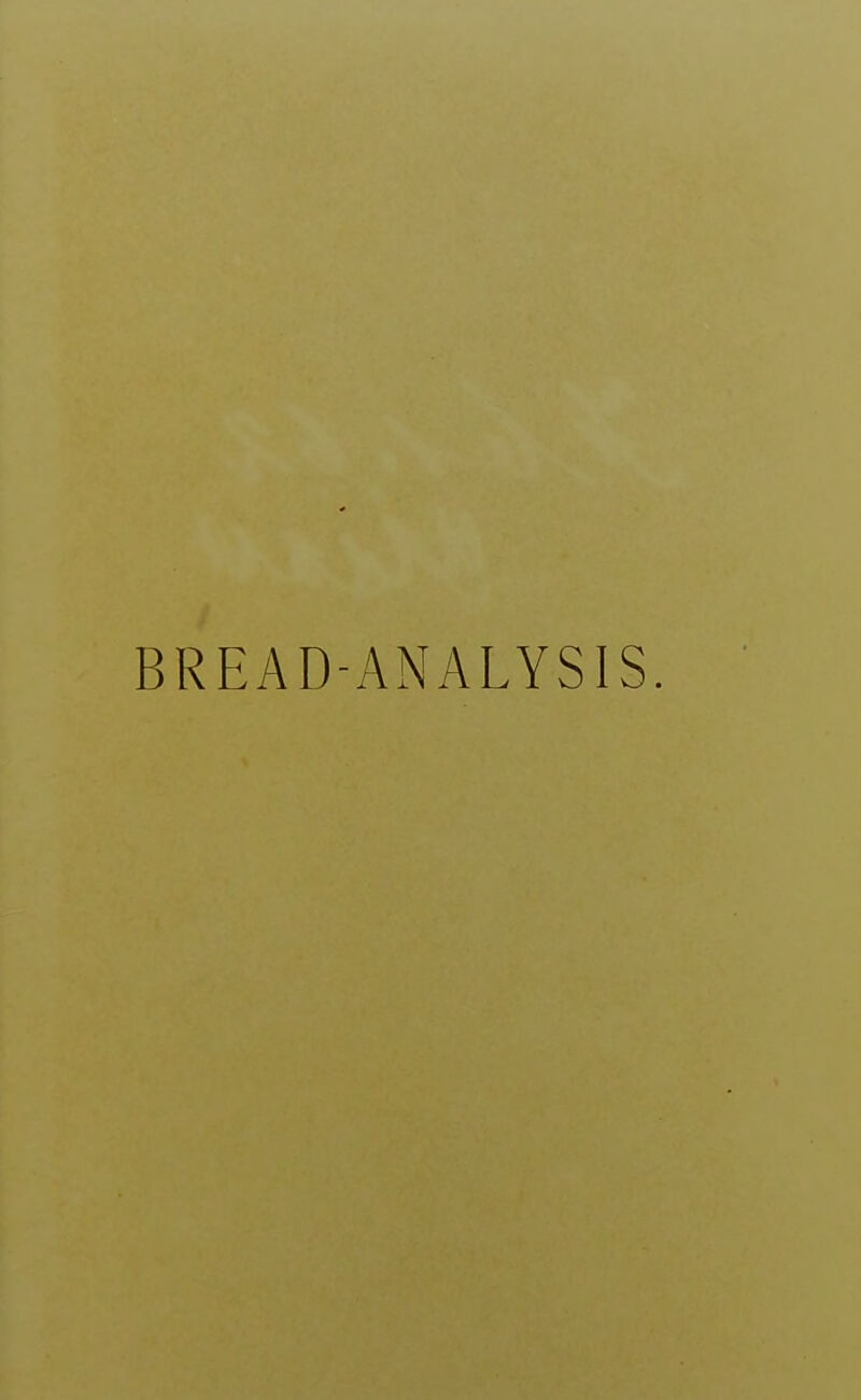 BREAD-ANALYSIS.