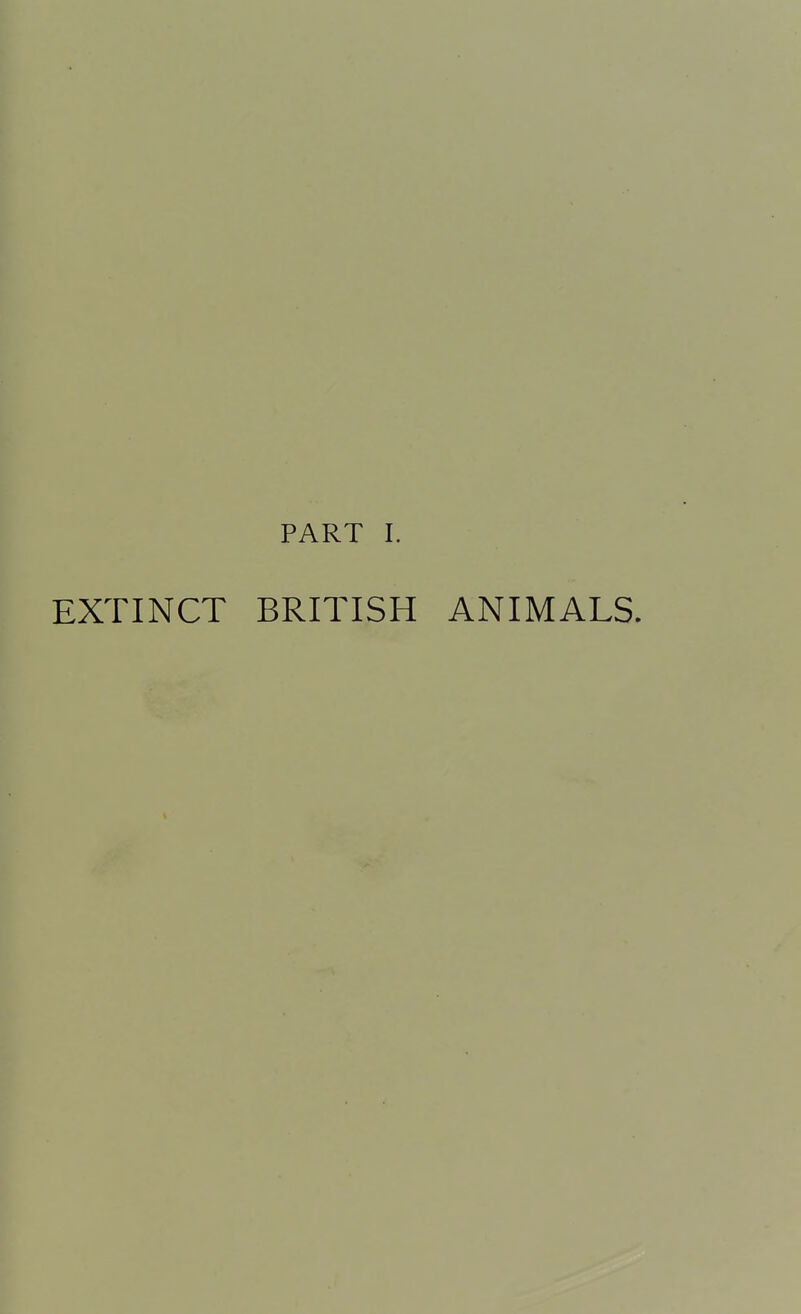 EXTINCT BRITISH ANIMALS.