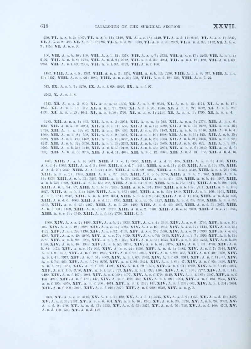 250, VI. A. a. b. 2; 4007, VI. A. a. b. 11; 3148, VI. A. a. c. 18; 4142, VI. A. A. d. 11; 214G, VI. A. a. e. 1; 3847, VI. A. a. e. 2; 480, VI. A. B. d. 18; 20, VI. A. B. d. 24 ; 1079, VI. A. B. d. 20; 2009, VI. A. 15. d. 32; 1112, VI. A. b. e. 3; 1150, VI. A. it. e. 9. 100, VII. A. a. b. 10; 110, VII. A. a. b. 12; 1578, VII. A. a. e. 7 ; 2732, VII. A A. e. 17; 2205, VII. A. B. b. 4; 2192, VII. A. B. b. 8; 1214, VII. A. B. d. 2; 2912, VII. A. B.d. 31; 4204, VII. A. B. f. 17; 180, VII. A. B. f. 63; 2204, VII. A. B. f. 89; 2868, VII. A. ii. f. 92; 4123, VII. A. B, f. 100. 1152. VIII. A. A. c. 5; 1387, VIII. A. B. a. 2 ; 1252, VIII. A. B. b. 12; 2290, VIII. A. B. c. 8; 373, VIII. A. B. c. 11 ; 3157, VIII. A. B. c. 22; 1089, VIII. A. B. c. 29; 539, VIII. A. b. d. 18; 150, VIII. A. B. d. 22. 543, IX. A. B. b. 7 ; 2270, IX. A. B. f. 09; 2020, IX. A. B. f. 97. 2703, X. A. b. d. 8. 1743, XI. A. B. a. 3; 819, XI. A. B. a. 4; 1050, XI. A. B. b. 2; 2512, XI. A. B. b. 15; 4171. XI. A. b. b. 17 ; 1245, XI. A. B. b. 18; 172, XI. A. b. b. 21 ; 2902, XI. A. B. b. 20; 1240, XI. A. u. b. 27; 3212, XI. A. B. b. 28; 4130, XI. A. B. b. 29; 1641, XI. A. b. b. 30; 1794, XI. A. B. c. 1; 2214, XI. A. B. e. 3; 1795, XI. A. B. e. 4. 1285, XII. A. B. a. 1 ; 405, XII. A. B. a. 3; 3951, XII. A. B. a. 4; 545, XII. A. B. a. 5; 2374, XII. A. B. a. 0; 1661, XII. A. B. a. 10; 3931, XII. A. B. a. 11 ; 505, XII. A. B. a. 12; 3520, XII. A. B. a. 13; 2488, XII. A. B. a. 16 ; 2528, XII. A. B. a. 19; 86, XII. A. B. a. 20; 460, XII. A. B. a. 23; 1183, XII. A. B. b. 3; 1616, XII. A. B. b. 4; 1300, XII. A. B. b. 8; 598, XII. A. B. b. 9; 1291, XII. A. B. b. 10; 1908, XII. A. B. b. 13: 125. XII. A B. 1>. 15; 3923, XII. A. B. b. 17 ; 1402, XII. A. B. b. 18; 3797, XII. A. B. b. 20; 1603, XII. A. B. b. 21 ; 2106, XII. A. B. 1.. 2ti \ 4227, XII. A. B. b. 32 ; 3030, XII. A. B. b. 39 ; 3793, XII. A. B. b. 42; 3865, XII. A. B. b. 49; 622, XII. A. B. b. 53 ; 3205, XII. A. b. b. 54; 1410, XII. A. B. b. 55; 2170, XII. A. B. b. 50; 3861, XII. A. B. c. 6; 3049, XII. A. B. d. 6; 328, XII. A. B. d. 8; 3235, XII. A. B. d. 11; 4048, XII. A. B. d. 12; 3375, XII. A. B. d. 13; 153, XII. A. B. d. 16. 1470, XIII. A. a. b. 6; 2671, XIII. A. A. c. 1; 3055, XIII. A. a. d. 2 ; 405. XIII. A. a. d. 3; 4133, XIII. A. a. d. 4; 1362, XIII. A. A. d. 5; 1886, XIII. A. a. d. 7 ; 1413, XIII. A. a. d. 11; 2043, XIII. A. A. d. 13; 475, XIII. A. a. d. 20; 2039, XIII. A. a. d. 21 ; 4125. XIII. A. a. d. 22; 2966, XIII. A. a. d. 33; 3540, XIII. A. B. a. 20; 916, XIII. A. b. a. 21; 1788, XIII. A. B. a. 22; 1825, XIII. A. B. b. 5: 3070, XIII. A. B. b. 7; 702. XIII. A. B. b. 14; 1536, XIII. A. B. b. 33; 3207, XIII. A. B. b. 30; 3103, XIII. A. B. b. 41 ; 1338, XIII. A. B. b. 41; 1907, XIII. A. B. b. 52; 1322, XIII. A. B. b. 63; 238, XIII. A. B. b. 04 : 2100, XIII. A. B. b. 75; 1811, XIII. A. B. b. 90; 1272, XIII. A. B. b. 94; 87, XIII. A. B. b. 98: 2839, XIII. A. B. b. 104; 1303, XIII. A. B. b. 105; 2911, XIII. A. B. b. lid; 2027, XIII. A. B. b. 114; 1258, XIII. A. B. b. 153 ; 2285, XIII. A. B. b. 159; 1810, XIII. A. B. b. 100; 1101, XIII. A. b. b. 181 ; 2848, XIII. A. B. b. 182; 3394, XIII. A. B. b. 189; 844, XIII. A. B. d. 1; 104, XIII. A B. d. 5: 106, XIII. A. B. d. 6; 4069, XIII. A. B. d. 12 ; 1300, XIII. A. B. d. 15; 1427. XIII. A. B. d. 20; 2190, XIII. A. B. d. 22; 4103, XIII. A. B. d. 25; 2167, XIII. A. B. d. 39; 1499, XIII. A. B. d. 46; 4067, XIII. A. B. d. 51 ; 3875, XIII. A. B. d. 03; 1409, XIII. A. B. d. 09; 3779, XIII. A. B. e. 2; 3101, XIII. A. B. e. 0; 2091, XIII. A. B. c. 7 ; 1270, XIII. A. B. e. 19; 3545, XIII. A. B. f. 48; 2738, XIII. C. 5. 1360, XIV. A. A. a. 2; 1496, XIV. A. A. b. 2; 3936, XIV. A. a. e. 4; 3914, XIV. A. a. e. 6; 1740. XIV. A. a. e. 10; 105, XI V. A. a. e. 12; 3228, XIV. A. a. e. 14; 3924. XIV. A. a. e. 16; 1862, XIV. A. A. e. 17; 1144, XIV. A. A. e. 23; 4122, XIV. A. a. e. 29; 4136, XIV. A. a. e. 32; 4135, XIV. A. A. e. 35 : 2856, XIV. A. A.e.37; 3993, XIV. A. a. e. 46; 4383, XIV. A. a. e. 49; 2656, XIV. A. a. e. 70; 4039, XIV. A. A. e. 72; 3895, XIV. A. B. b. 7; 3999, XIV. A. B. b. 13; 3785, XIV. A. B. b. 20: 1950, XIV. A. B. b. 21 ; 350, XIV. A. B. b. 3,3; 1053, XIV. A. B. b. 35; 4233, XIV. A. B. b.40; 1980, XIV. A. b. b. 40; 1948, XIV. A. B. 0. 52; 3791, XIV. A B h. 01 ; 3175, XIV. A. B. b. 83; 47o7. XIV. A. B. b. 84; 1473, XIV. A. B. c. 17; 930, XIV. A. B. c. 22; 1950, XIV. A. B. d. 4; 1182, XIV. A. B. f. 7; 3944, XIV. A. B. t'. 9; 1433, XIV. A. li. f. 19; 1243, XIV. A. B. f. 28; 3043, XIV. A. B. f. 29; 353, XIV. A. B. f. 40; 1099, XIV. A. B. f. 41; 3977.XIV.A. B. f 54; 4063, XIV. A. B.f.63; 2052, XIV. A. B.f.69; 3911.XIV.A. B.f.71; 51, XIV. A. b. f. 74; 469, XIV. A, b. f. 78; 2270, XIV. A. B. f. 82; 3424, XIV. A. B. f. 83 : 47. XIV. A. B. f. 5: 1490, XIV. A. B. f. 87; 1481, XIV. A. B. f. 88; 1191, XIV. A. B. f. 89: 1601, XIV. A. B. f. 91 : 1--2. XIV. A. B. £ 112: 3947, XIV. A. b. f. 113; 3290, XIV. A. B. f. 120; 323, XIV. A. b. f. 132; 4104, XIV. A. it. f. 133; 2272. XIV. A. B. f. 1 II ; 2499, XIV. A. B. f. 107; 1081, XIV. A. B t'. 108 : 4077, XIV. A. B. f. 179 : 2119. XIV. A..B t. 1-5 : :!9-7. XIV. A. B. f. 186; 4215, XIV. A. is. f. 187; 147, XIV. A. B. f, 189; 100, XIV. A. B. f. 191 : 1994. XIV. A. B. f. 193: 2555, XIV. A. b. f. 195; 4058, XIV. A. B. f. 200 ; 4071, XIV. A. B. f. 202; 141, XIV. A. B. f. 203; 661, XIV. A. B. f. 204; 3004, XIV. A. B. f. 209; 3016, XIV. A. B. f. 219; 3070, XIV. A. B. f. 229: 2349, XIV. A. B. g. 3. 1307, XV. A. A. c. 4; 4146, XV. A. A. c. 7; 490, XV. A. a. .1. I ; 3245, XV. A. A. d. 2: 4150. XV. A. A. d. 17; 1197, XV. A. A. d. 33; 2187, XV. A. B. a. 0; 024, XV. A. B. b. 16; 1249, XV. A. B. b. 23; 1270, XV. A. B. b. 20 : 3382, XV. A. b. d. 9; 270, XV. A. B. d. 47; 1095, XV. A. B. d. 65; 3273, XV. A. B. d. 70; 710, XV. A. B. d. 108; 4703, XV. A. B. d. 110; 500, XV. A. B. d. 118.