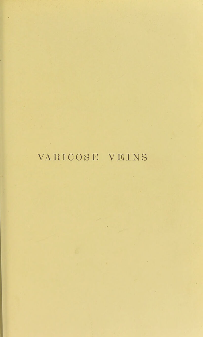 VABICOSE VEINS