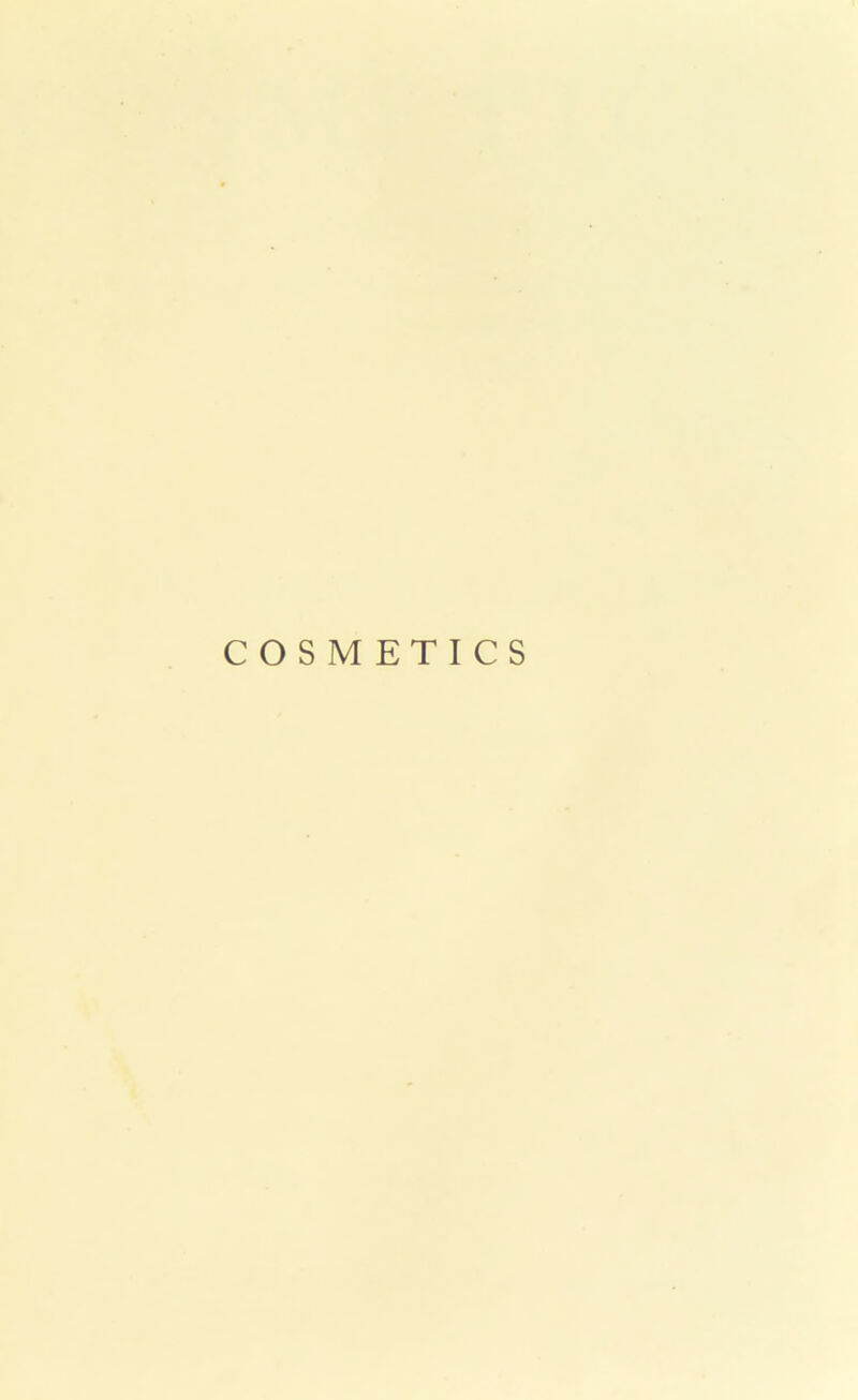 COSMETICS