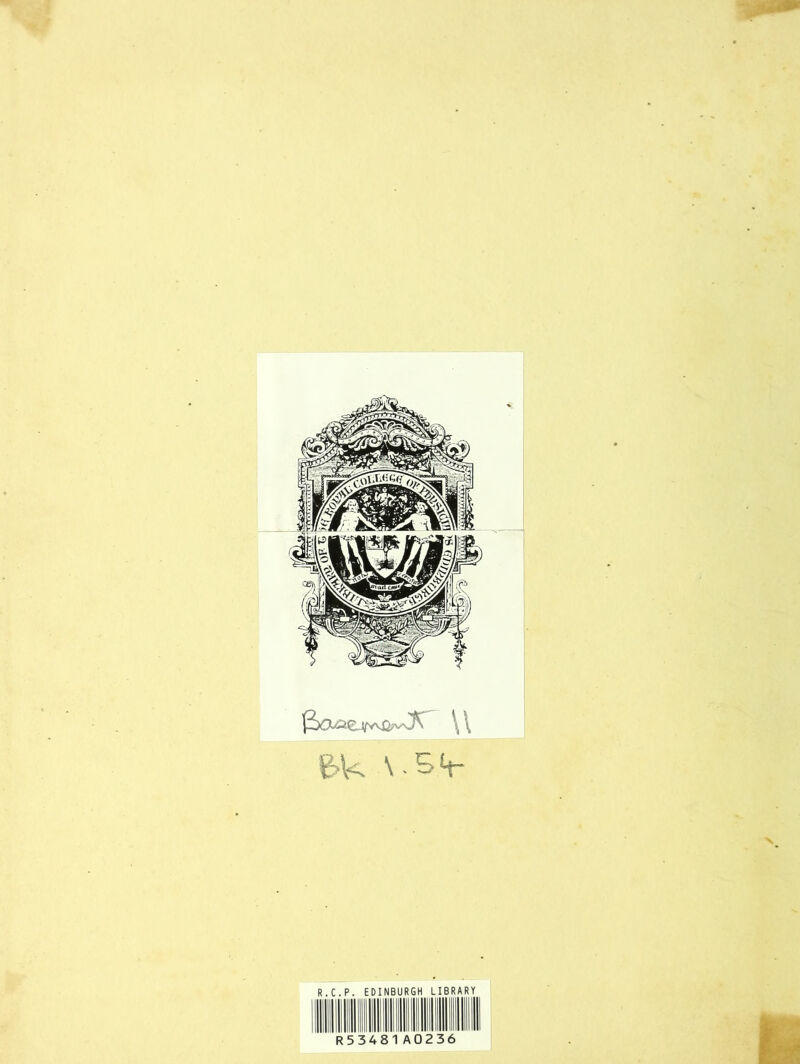 \ -5 V N R.C.P. EDINBURGH LIBRARY R53481A0236