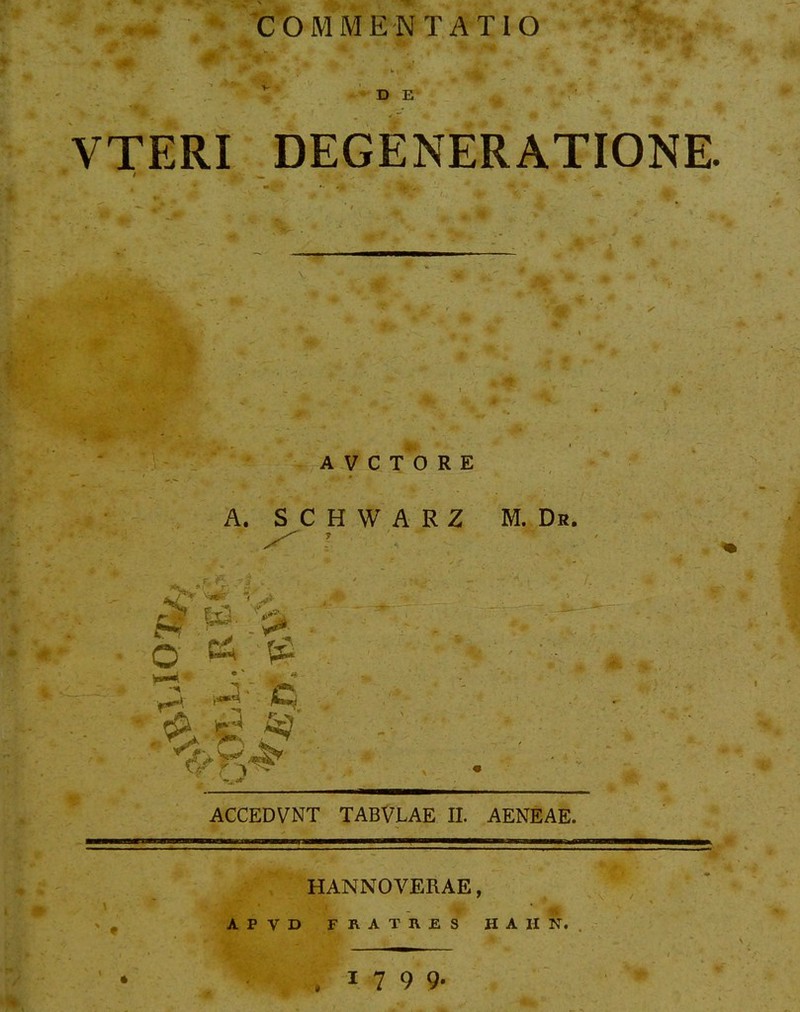 ^COMMENTATIO ir , * DE ii»* ,9^. ' ■ ® . ■ . ' 'S 0 VTERI DEGENERATIONE. i>ii 'Hi i> f , V.f^ , « •A • V, • ' a f & ^ - c ^’■ 4/ A y C T O R E A. S C H W A R Z M. Dr. V 'A w ' |s3'' V '■' .5- > A. Lj t , • ' JA '' ^ _ '-5' 'C ^ *0 ^ ' ^- C W T'.'7 ^ */ .. ,^*- '>V ii/,0 T' ACCEDVNT TABVLAE II. AENEAE. I0m \ ' « HANNO VERAE, APVD FRATRES HAHN, , 0 1799