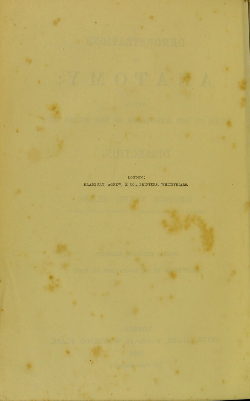 LONDON : BRADBURY, AGNEW, & CO., PRINTERS, WHITEFRIARS.