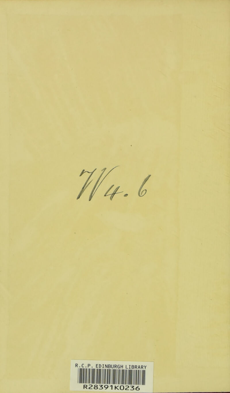 R;,C.P. EDINBURGH LIBRARY IIII R28391K0236