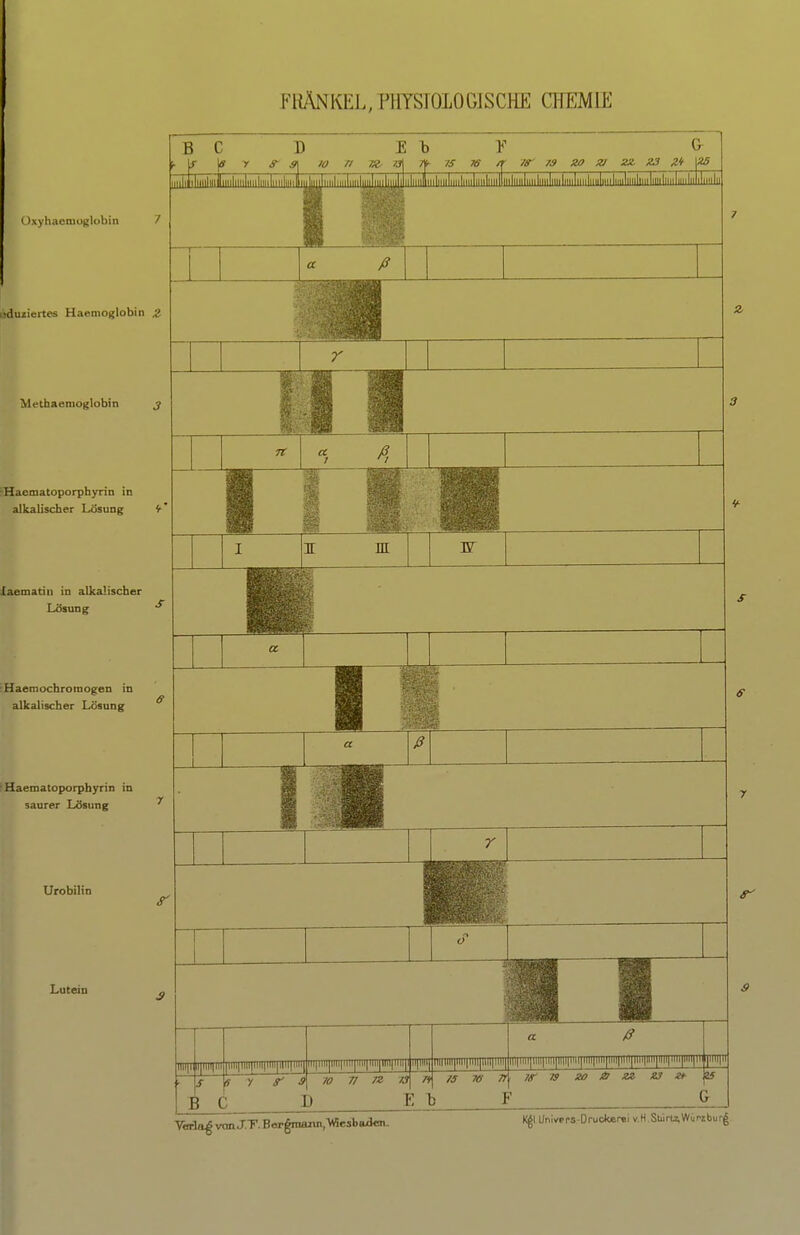 FliÄNKEL,PHTST010G]SCHE CHEMIE y«rla^van J.T.Bergmann,-Mesbadca. Kg' Univers-Druckerei v.H SuirmWir^burg