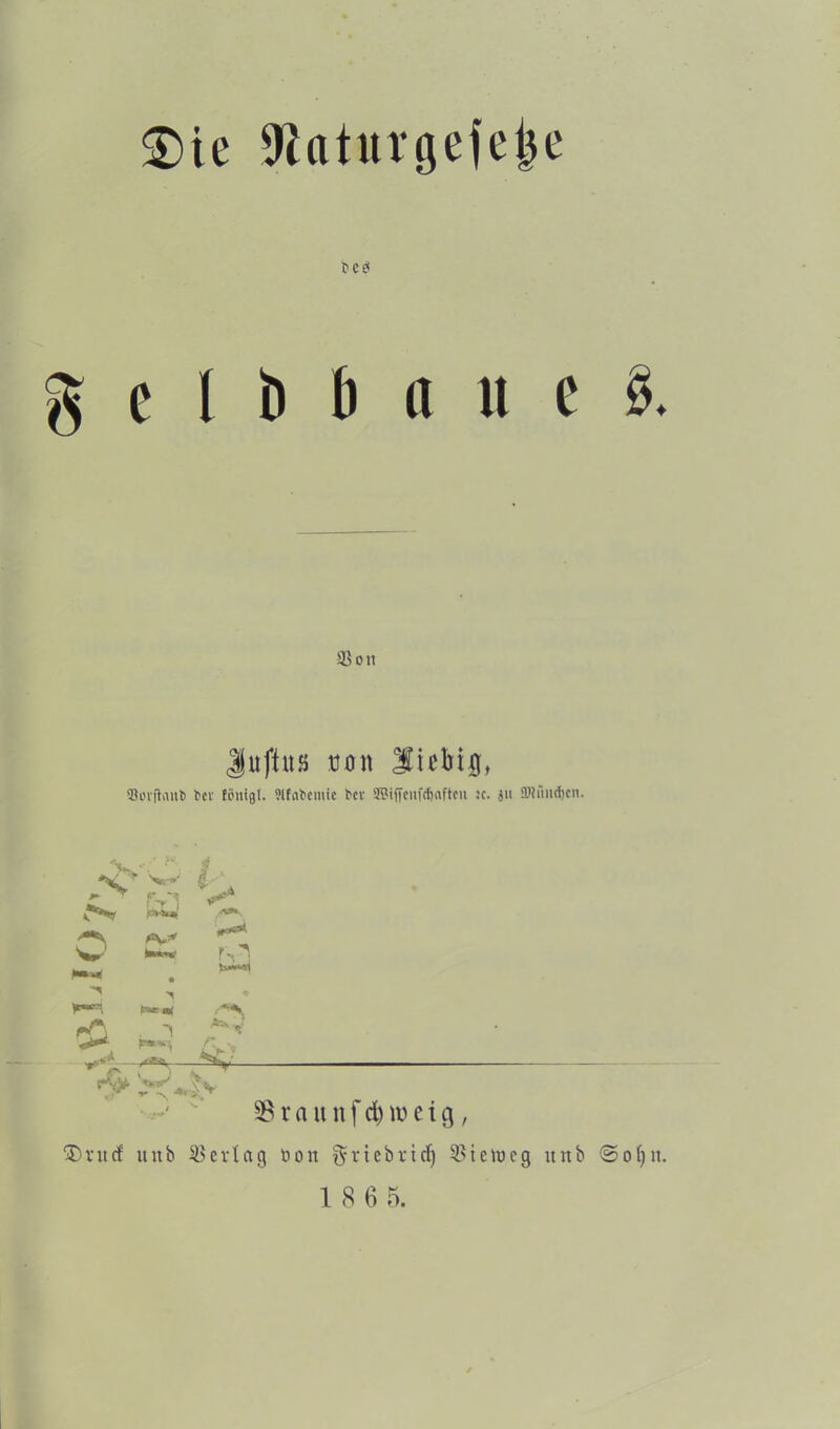 3)ie 9lfltitrgefßije t> c e« g c I ö 6 a u c 8. 33 o n Juftu» tunt Sübijg, 93in(lanb bcv fönigl. ?lf<ibcmie bcv 'JSMficnftftaftcn :c. ju SDh’uidjcn. * Sr*' er *? » ~T l X av*' w r.. ^ « t*rm( cö v ^ — T%' a, ?\ SBraunfcfyiüetg, ‘Dvutf uitb Vertag tiott ^tiebricf) 331etucg ttttb ©oljn.