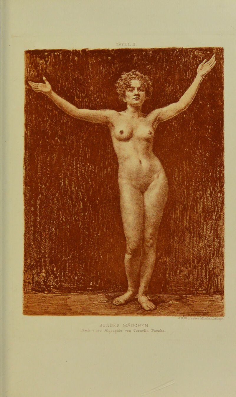 TAFKr, II JUNGES MÄDCHEN NacI’ einer AlorapMe von Cornelia Paczka.